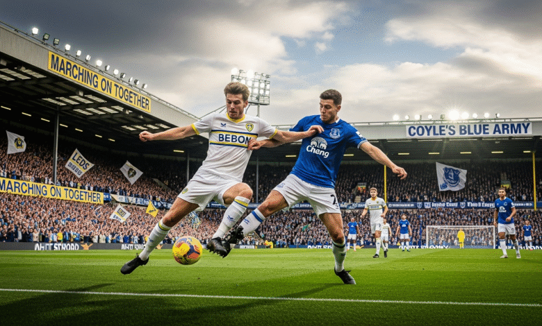 Leeds United vs Everton F.C. Timeline