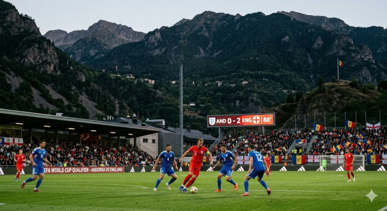 england national football team vs andorra national football team standings