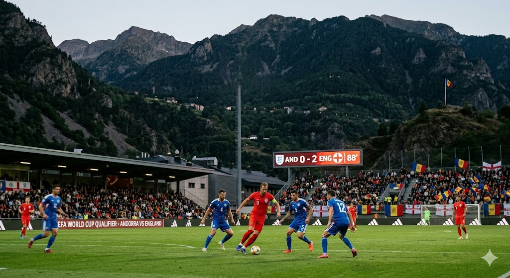 england national football team vs andorra national football team standings
