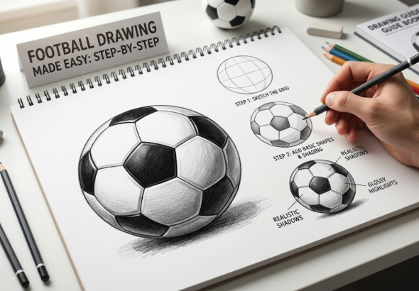 football drawing
